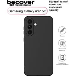 Чохол до мобільного телефона BeCover Samsung Galaxy A17 5G SM-A176 Black (713689) - мініатюра 4