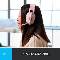 Бездротові навушники Logitech Zone Vibe 100 Wireless (981-001224) блютуз гарнітура рожева - мініатюра 5