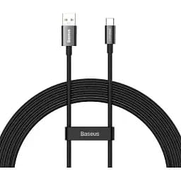 Кабель Baseus Superior Series (SUPERVOOC) Cable USB to Type-C 65W 2m CAYS001001 Black