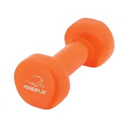 Гантель вінілова Power Play 4125 Achilles 1 кг, Orange - мініатюра 2