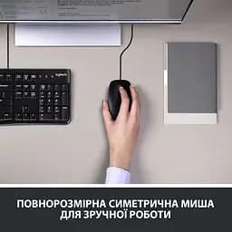 Комплект (Клавіатура та Миша) Logitech MK120 Desktop (920-002563) USB Black - мініатюра 3