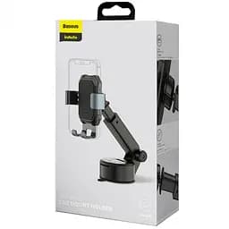 Автотримач Baseus Tank gravity car mount with suction base (SUYL-TK) Tarnish Black - мініатюра 3