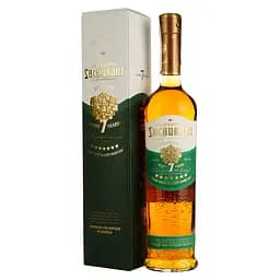 Бренді Sachukari 7 yo в подарунковому пакуванні 40% 0.5 л 