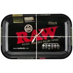 Піднос Raw Metal Rolling Tray Black Small