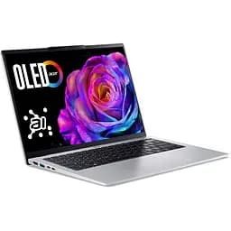 Ноутбук ACER Swift Go 14 OLED SFG14-74-901H, Intel Core Ultra 9 285H до 5.1GHz, 14" WUXGA, 32GB, SSD 1TB, Intel Arc 140T GPU, Windows 11 Home - мініатюра 2