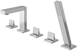 Змішувач на борт ванни Kohlman Excelent chrome QB242H Хром