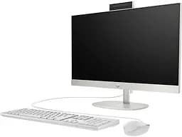 Комп'ютер персональний моноблок HP 240-G10 23,8' FHD IPS AG Intel i5-1335U 8GB F512GB UMA WiFi кл+м 3р Win11P білий (885B0EA) - мініатюра 3