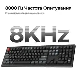 Клавіатура бездротова Keychron V6 Ultra Keychron Red Switch Black RGB (V6U-D1-UA) - мініатюра 9