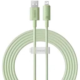 Дата кабель Baseus Habitat Series Fast Charging USB to Lightning 2.4A (1m) (P10360200421-0) Natural Green - мініатюра 4