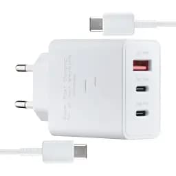 Сетевое зарядное устройство для Samsung T6530 65W Type-C to Type-C High c0py Белый