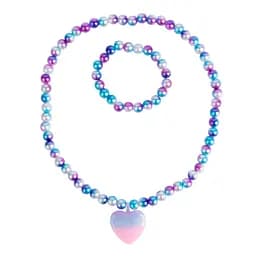Набор украшений Жемчужины сердца (ожерелье, браслет) 2 шт