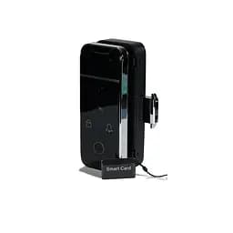 Замок біометричний автономний на скляні двері Trinix TRL-3307BTG з Bluetooth, зчитувачем відбитків пальців і карт Mifare (65-00042) - мініатюра 3