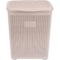 Кошик для білизни Violet House Віолетта Cappuchino бежевий 45 л (1007 Віолетта CAPPUCHINO 45 л)