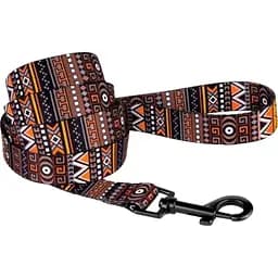 Повідець для собак Barksi BronzeDog Tribal етнічний помаранчевий XS