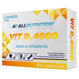 Вітамін D3 Allnutrition Vitamin D3 4000 60 капсул