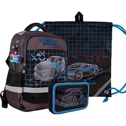 Рюкзак Yes S-52 Collection Street Racing с пеналом и сумкой (559779)