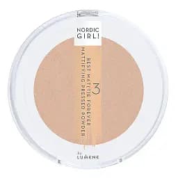 Компактная пудра Lumene Nordic Girl Best Mat (T) E Forever, відтінок 3, 9.5 г (8000018565558)