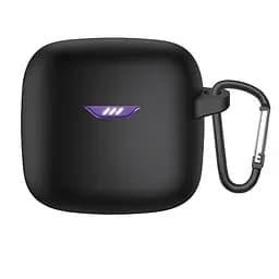 Силіконовий чохол для навушників JBL Tune Flex, Hang Case, чорний, ультратонкий захисний кейс товщиною 2 мм, захист від подряпин, пилу та ударів, компактний, з карабіном для кріплення, ArmorStandart (ARM79919)
