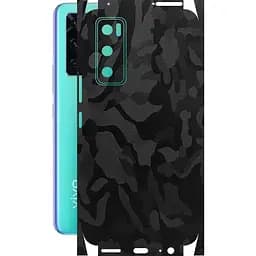 Захисна плівка StatusSKIN для Vivo V20 SE Корпус Вініл Камуфляж чорний - мініатюра 1