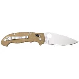 Ніж Spyderco Manix 2 XL Canvas Micarta Brown - мініатюра 2