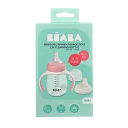 Поїльник Beaba 2 в 1 Old Pink 210 мл рожевий (913478) - мініатюра 6