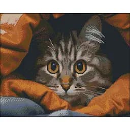 Алмазная мозаика Strateg ПРЕМИУМ Укрытия без подрамника размером 40х50 см (ZAV4050-34)