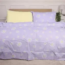 Комплект постельного белья MirSon Ranforce Elite 17-4826 Lenora 110х140 см фиолетовый с зеленым (2200009389207)