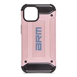Чехол для Apple iPhone 15, Panzer, розовый, противоударный, бронированный, милитари, панель-накладка, защита всего корпуса, защита дисплея и камеры, термополиуретан (TPU) + поликарбонат (PC), ArmorStandart (ARM73712)