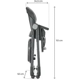 Стільчик для годування Kinderkraft Tulo Grey (KHTULO00GRY0000) - мініатюра 5