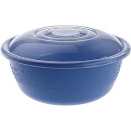 Миска Ekodeo с крышкой 2 л синяя (P92227BL)