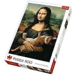Пазл Trefl Мона Лиза с котом Роб Дей 500 эл. (37294)