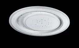 Люстра стельова LED Splendid Ray LK39347/480/2, 2 лампи, білий, 48 см, регулювання яскравості, сучасний стиль