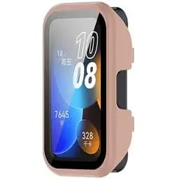 Чохол-накладка DK CDK для Huawei Band 10 Пластик Gloss Glass Full Cover (016251) (pink) - мініатюра 3