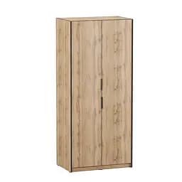 Шкаф для вещей Moreli Forte F-0012 со штангой в стиле Loft 932х2107х590 мм Дуб Аппалачи