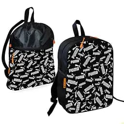 Школьный рюкзак детский Puma + Сумка для обуви спортивной формы рюкзак-мешок мальчику (01912)