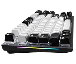 Клавиатура игровая механическая GamePro MK-124-G USB Hot-Swap Outemu Red Switch Black-White - мініатюра 4
