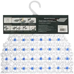 Килимок для ванної Eco Fabric Крапка 63х34 см блакитний (6334-004) - мініатюра 6