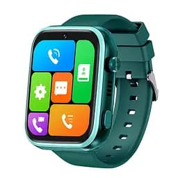 Дитячий смарт годинник Lemfo T-02 з прослуховуванням, 4G SIM-картою, відеодзвінками, GPS геолокацією, текстовим і голосовим чатом та кнопкою SOS Зелений
