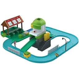 Ігровий набір Robocar Poli Переробна станція і металева машинка Клінні, 55 см (83155)