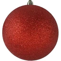 Шар новогодний Novogod'ko10 cм красная (974898)