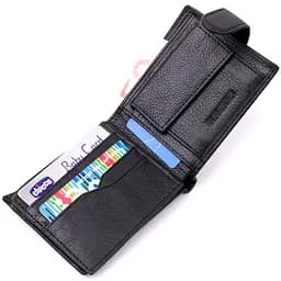 Чоловічий шкіряний портмоне ST Leather 11,3х9,5х2 см acs0028280 - мініатюра 4