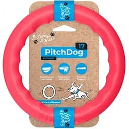 Кільце для апортування PitchDog 17, 17 см, рожевий (62367)