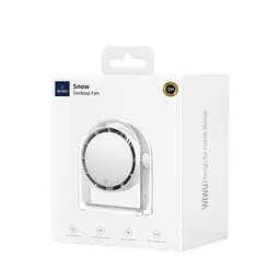 Портативний вентилятор WIWU WI-FS07 Snow desktop fan White - мініатюра 3