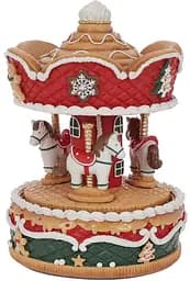Музыкальная фигурка Пряничная Карусель заводная BonaDi 11.5х11.5х16 см dec0008699