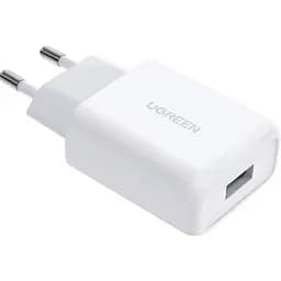 Мережевий зарядний пристрій Ugreen CD122 18W USB QC 3.0 Charger білий