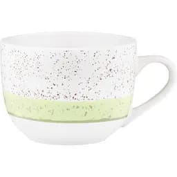 Чашка Ardesto Siena 500 мл біло-зелена (AR2950SWG)