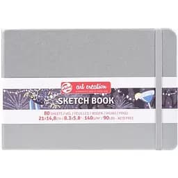 Блокнот для графики Royal Talens Art Creation А5 (14.8х21 см) 140г/м2 80л Shiny Silver