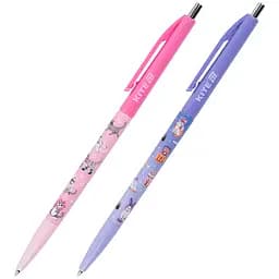 Ручка кулькова автоматична Kite Fashion Cat синя 40 шт. (K25-361-1)