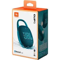Портативна акустика JBL Clip 5 із кліпсою бездротова синя (JBLCLIP5BLU) - мініатюра 2