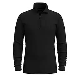Термофутболка з довгим рукавом чоловіча Smartwool Men's Classic Thermal Merino Base Layer 1/4 Zip Boxed L Чорний
